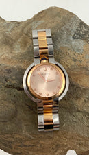 Bulova Rubaiyat Stainless Steel Diamond Ladies Watch