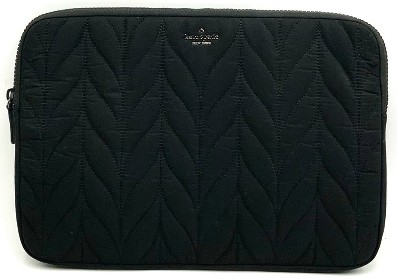 KATE SPADE Black Nylon Zippered Laptop Case