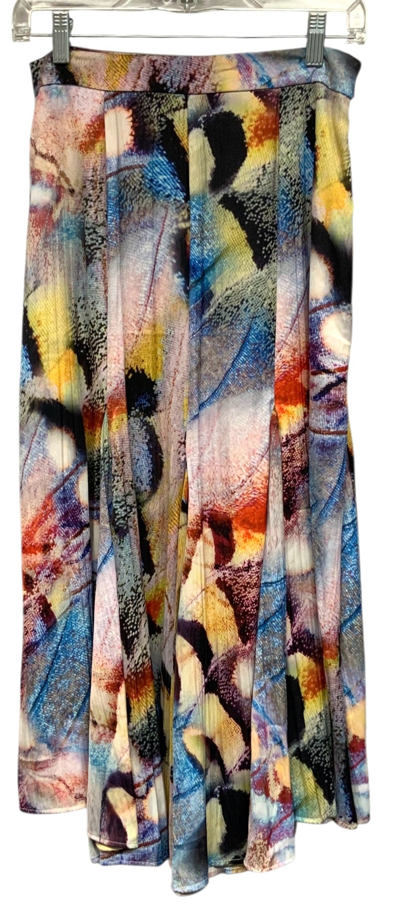 Anthropologie Multi Watercolor A Line Midi Skirt
