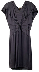 STELLA MCCARTNEY Slate w/Exposed Seams Cap Sleeve Dress