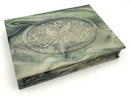 Vintage Incolay Stone Jewel Box