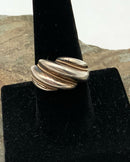 Sterling Shrimp Ring w/14kt Gold Accents