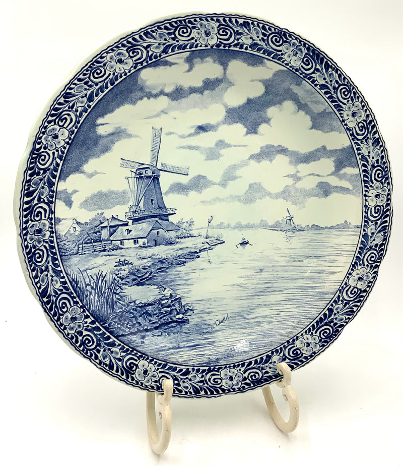 Large Boch Delfts Platter