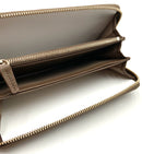 LEATHEROLOGY Brown Pebbled Leather Continental Wallet/Wristlet