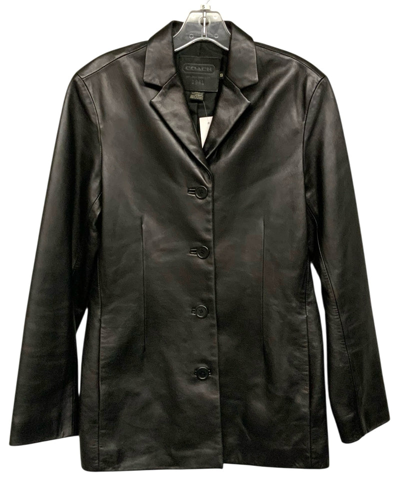 COACH 1941 Black Leather Blazer Style Jacket