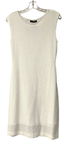 NALLY & MILLIE White Lace Overlay S/L Dress