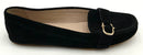 JACK ROGERS Black Suede Buckle Flats 8