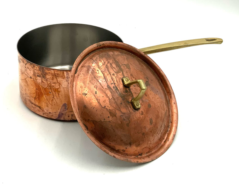 REVERE Vintage Copper Saucepan with Lid