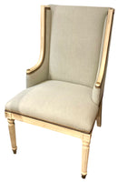 Host Chair with Gray Upholstery