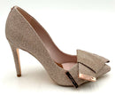 TED BAKER Rose Gold Knot Detail H/H Pumps 6.5
