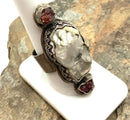 Sterling, Ruby & Quartz Ring