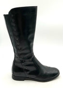 BORN Black Leather "Larson"  Studded Riding Boots 8