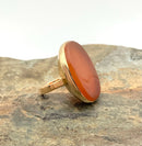 18kt Gold & Carnelian Ring