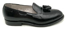 ALDEN Black Leather Tassel Loafers 10.5