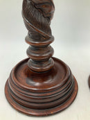 Pair of Oversized Barley Twist Candlesticks