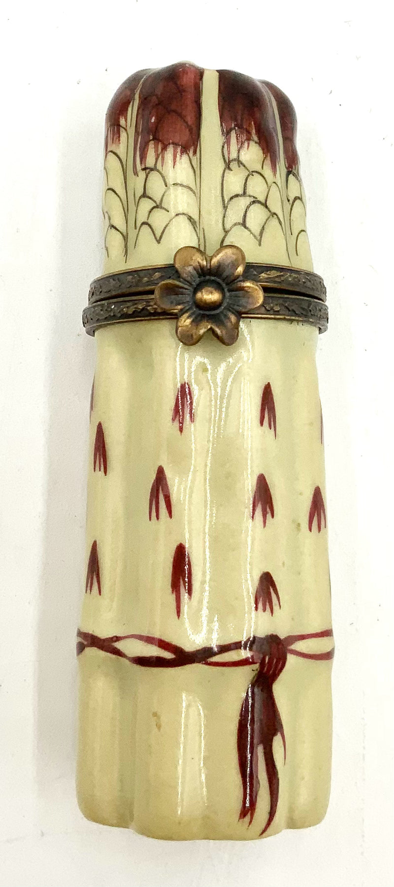 Limoges Porcelain Asparagus Trinket Box