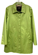 COACH Vintage Green Cotton Signature Lined B/D Coat
