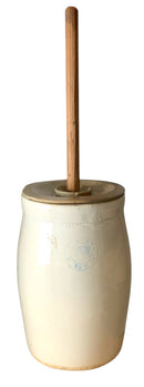Antique Stoneware Butter Churn