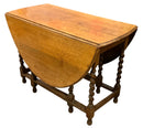 Antique Gate Leg Barley Twist Table