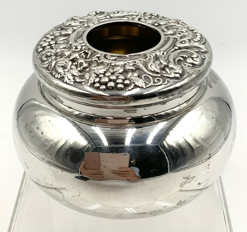 Vintage Sterling Silver Hair Receiver