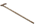 Walnut MOP Inlaid Walking Cane with  Handle