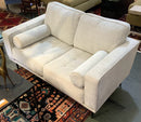 Mid Century Style Boucle Loveseat