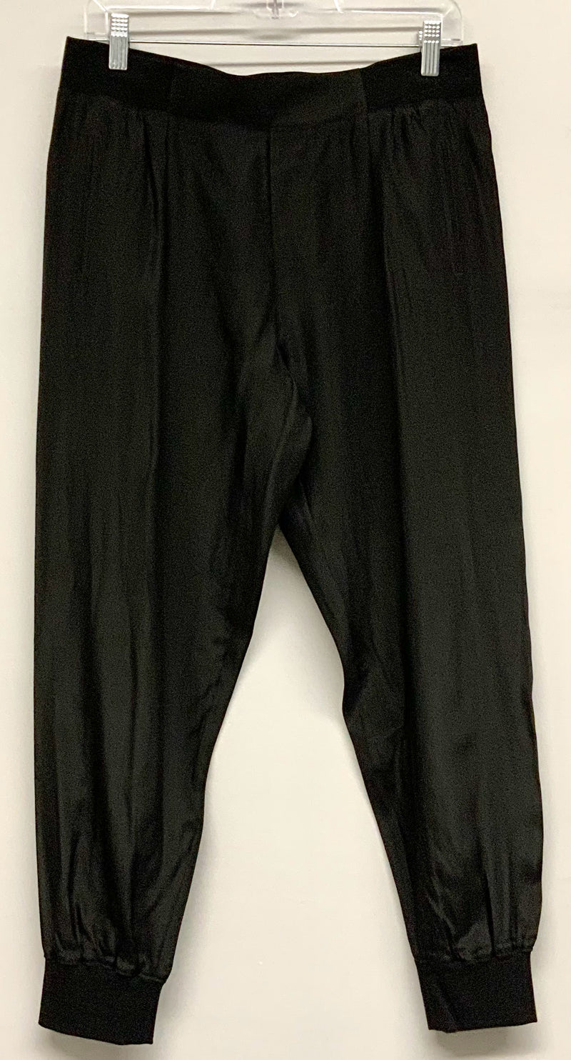 ATM Black Silk Jogger Pants
