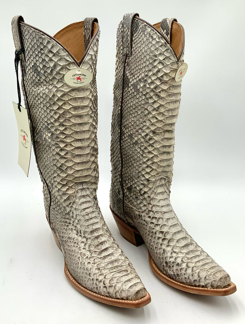 IDYLLWIND Natural Python Slay Tall Western Boots 9.5