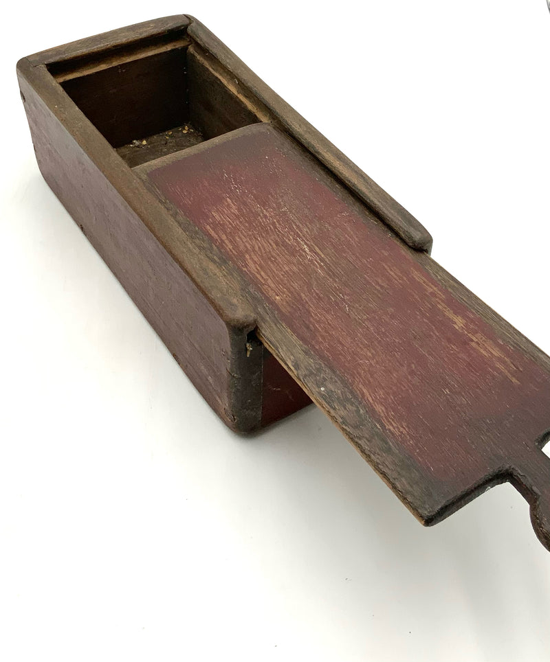 Antique Wood Candle Box