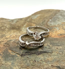 14kt Gold & Diamond Bridal Ring Set