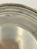 Antique Sterling Silver Bowl With Pierced Edge