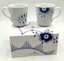 Pair of Royal Copenhagen Blue Fluted Mega Mugs-NIB