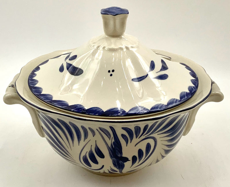 Anfora Puebla Blue Lidded Tureen