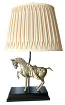 Brass Tang Horse Lamp