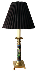 Frederick Cooper Black Cloisonne Lamp