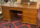Vintage Hoosier Desk with Six Drawers