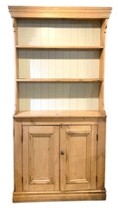 Pine Bookcase With Cabinet