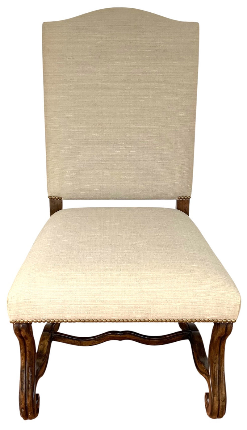 Set/8 Theodore Alexander Upholstered Dining Chairs