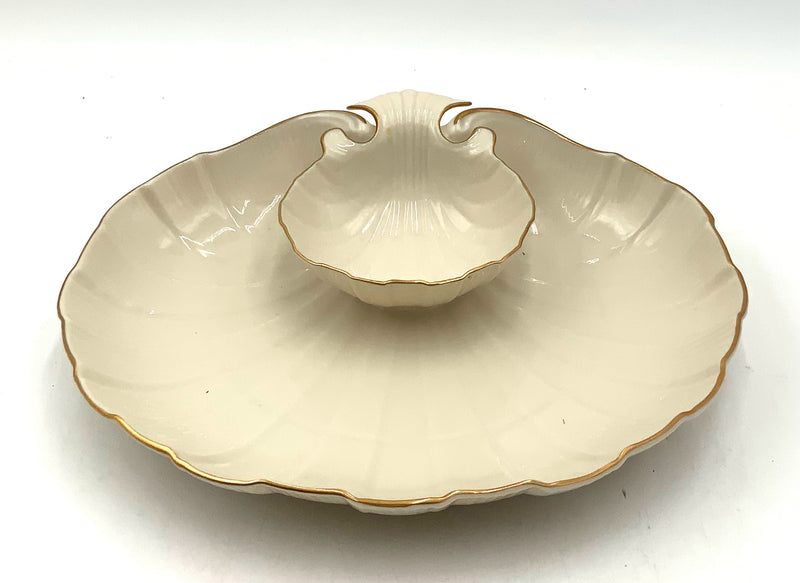 Lenox Porcelain Shell Chip & Dip