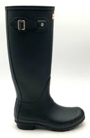 HUNTER Black Original Tall Rain Boots 6