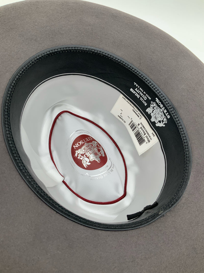 STETSON Caribou West Bound Royal Deluze Hat Sz 7