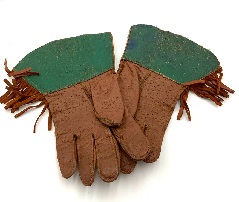 Vintage Lone Ranger Leather Child's Gloves
