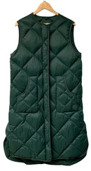 SWEATY BETTY Evergreen Nylon Downtown Quilted Longline