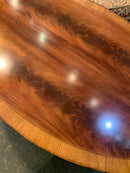 Ethan Allen Oval Duncan Phyfe Coffee Table