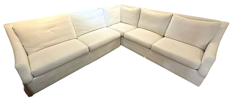 Arhaus Corner Sectional With Linen Upholstery