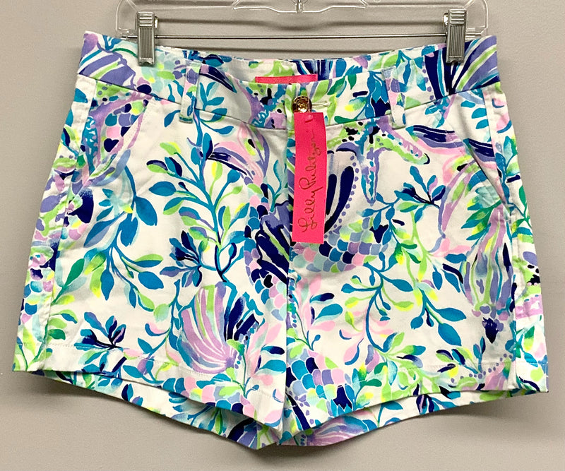 LILLY PULITZER Resort White/Blue Kellar Stretch Shorts