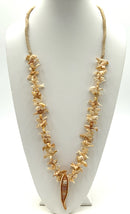 Southwest Style Carved Bone Beaded Fetish Necklace