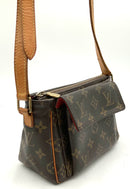 LOUIS VUITTON Monogram Canvas Leather Trim Viva Cite PM Crossbody Bag