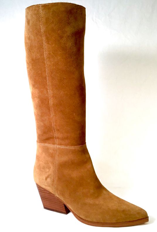 MARC FISHER LTD Tan Suede Challi Tall Boots 9.5