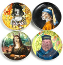 Set/4 West Elm Rachel Koslowski Animal Art Plates